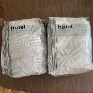 Set of 2 Gray blackout lined curtains 50 X 84